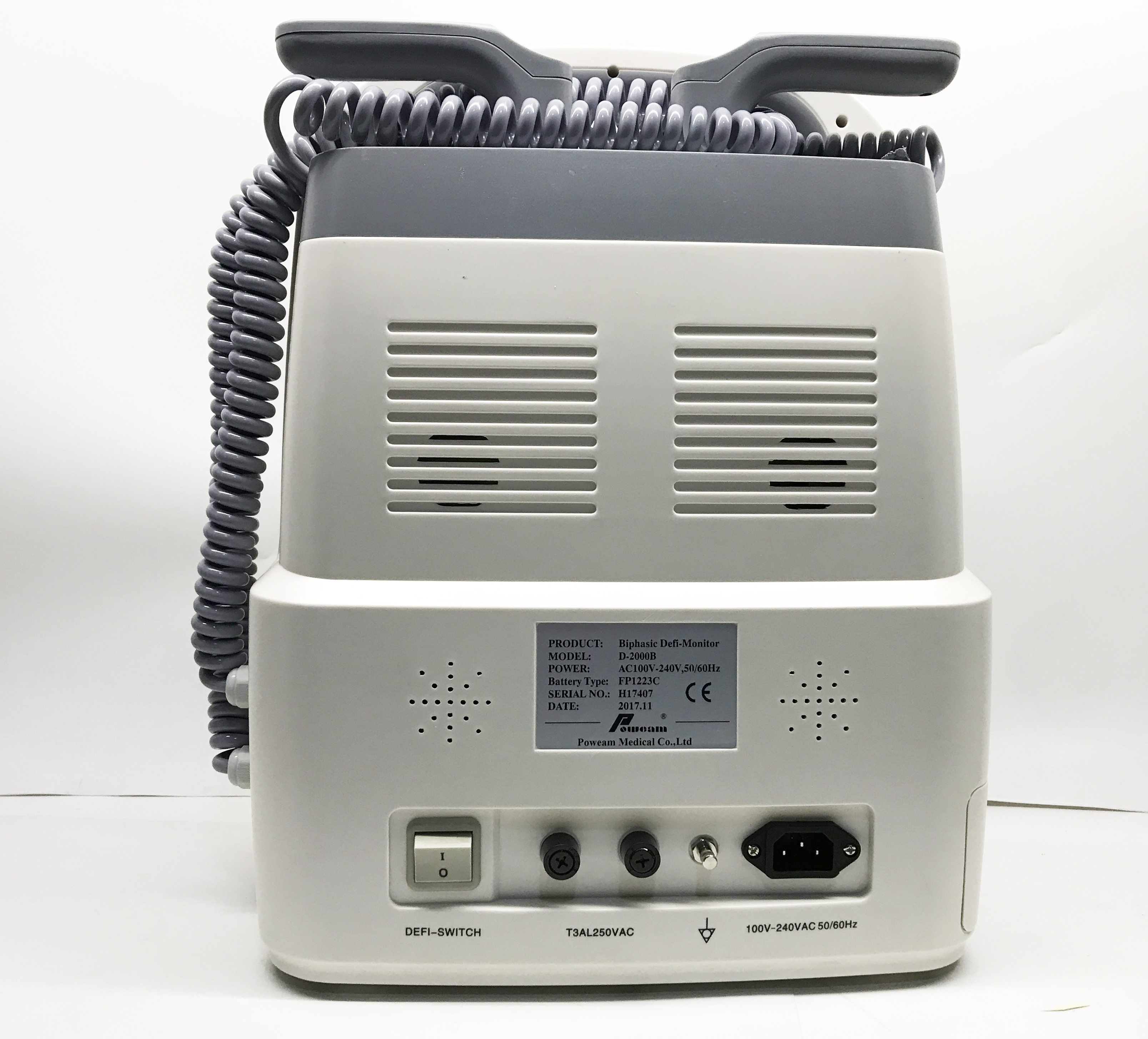 D-2000B Biphasischer Herz-Defibrillator-Monitor mit EKG, biphassisches SpO2, automatischer externer Defibrillator